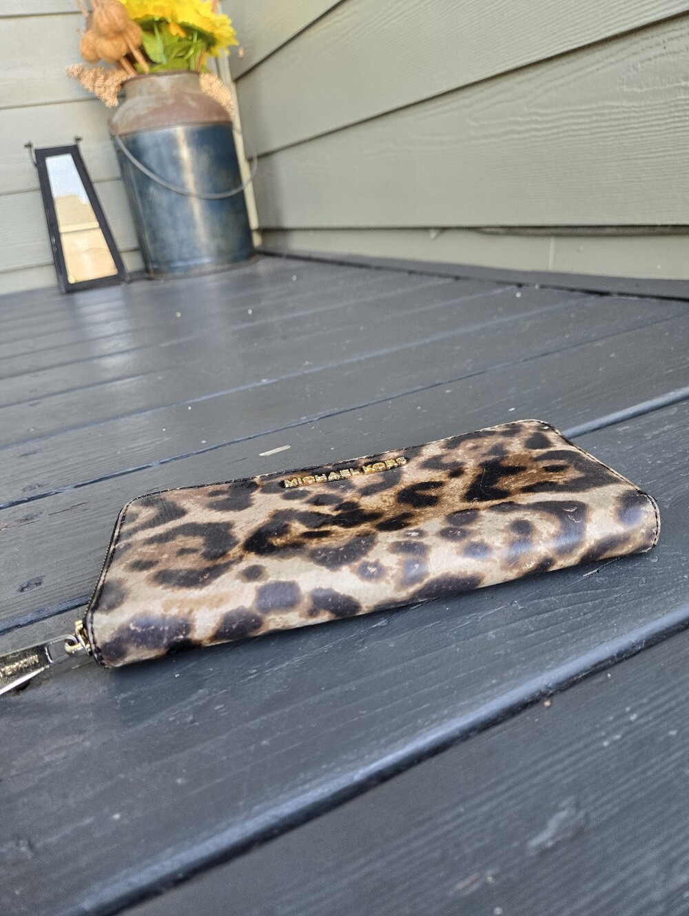 Michael Kors Leopard Print Wallet - Picture 10 of 14